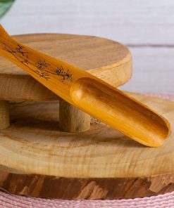 Chinese bamboe theeschep