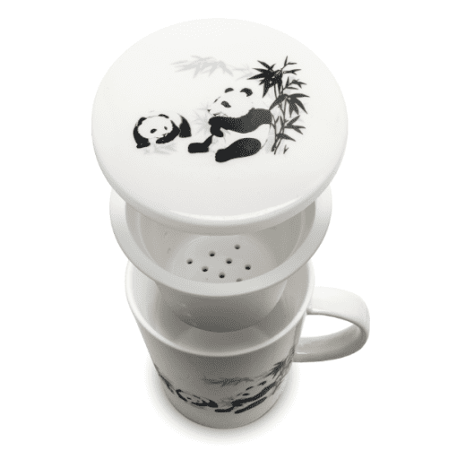 Theebeker met filter | Pandabeertjes - Afbeelding 3