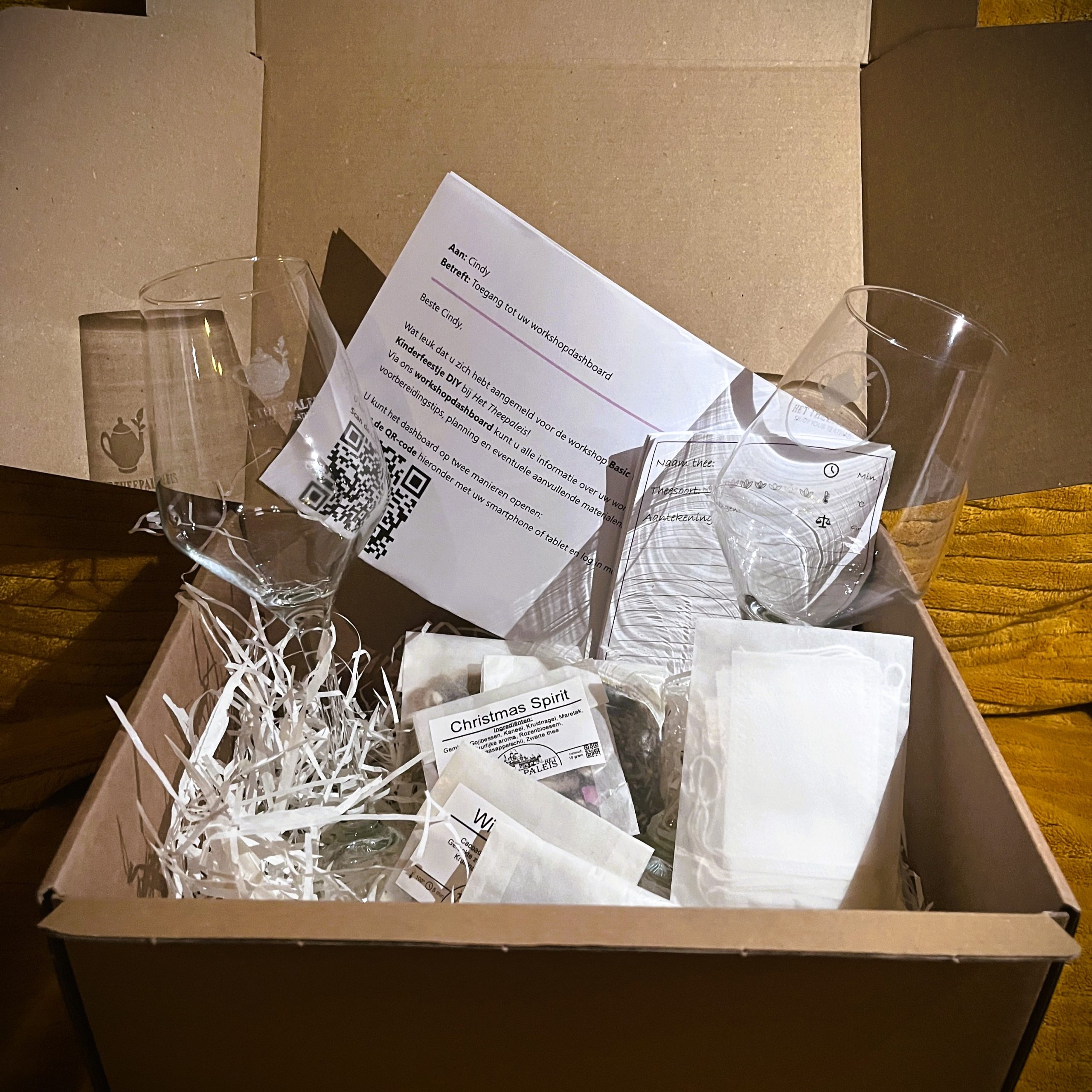 DIY Winterse Theeproeverij Deluxe – Online Workshop Pakket | 2 personen - Afbeelding 2